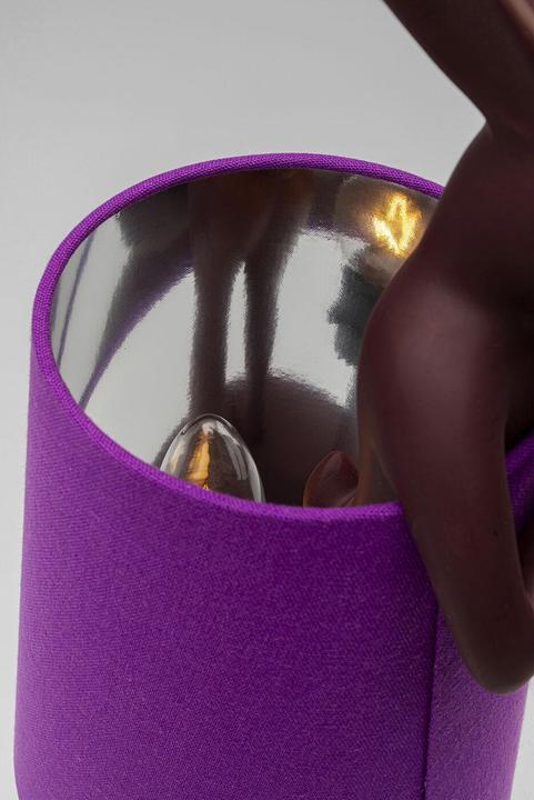 Immagine prodotto Kare Design Lampada da tavolo Animal Rabbit rosso/viola 50cm (E14)