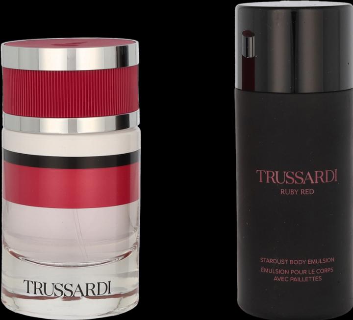 Image du produit Trussardi Ruby Red EDP 60ml Lotion pour le corps 125ml Coffret cadeau 185ml (Eau de parfum, 185 ml)