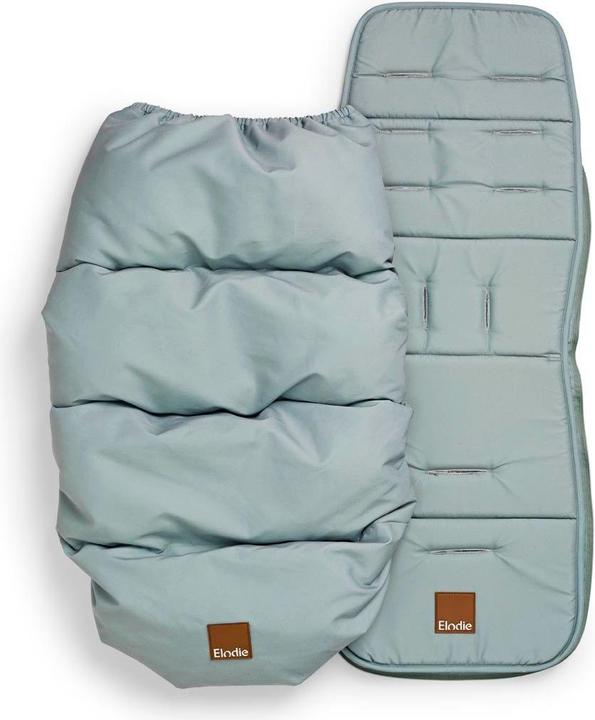 Actual product image Elodie sleeping bag and insert in 2w1 ¦ Pebble Green stroller