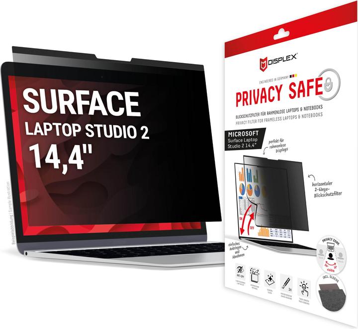 Actual product image Displex Privacy Safe, Laptop Blickschutzfilter (12.50", 3 : 2)