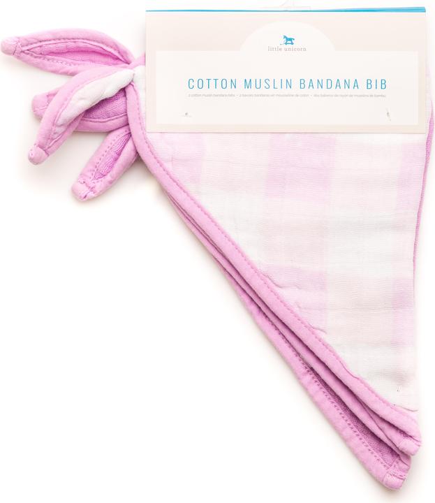 Actual product image little unicorn bandana bib (3 months)