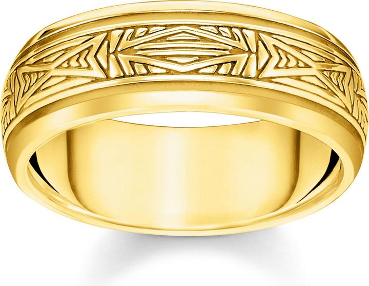 Actual product image Thomas Sabo Ring ornaments gold (60, 925 Silver)