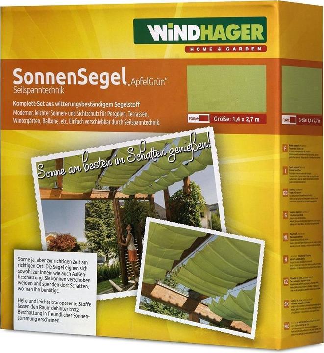 Produktbild Windhager Seilspannmarkiese Set (270 x 140 cm)