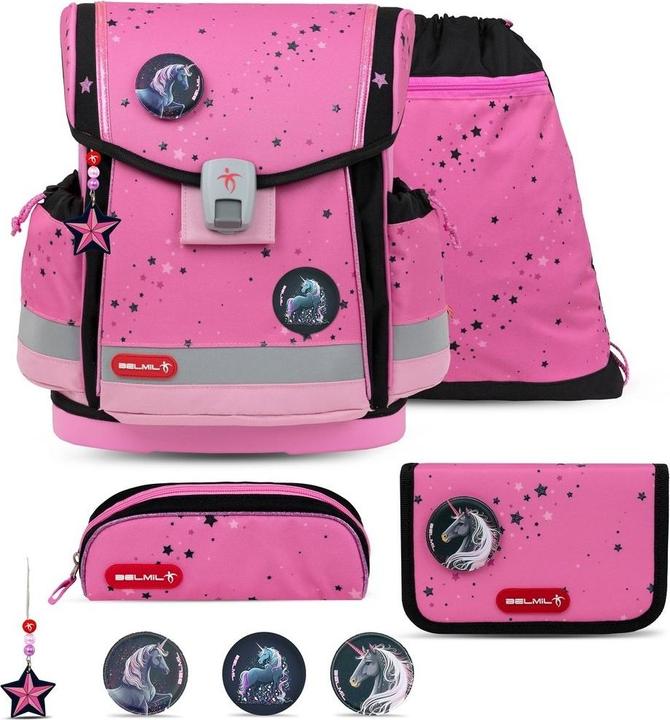 Image du produit Belmil Set sac à dos scolaire CLASSY Plus Black (19 l)