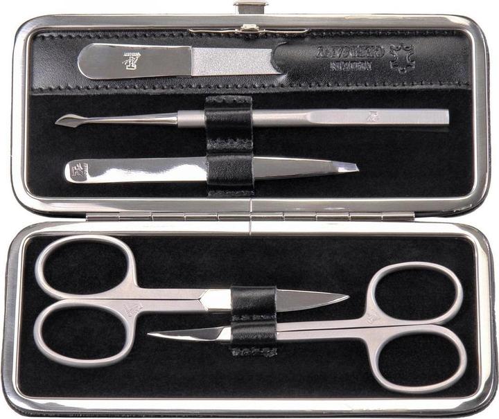 Immagine prodotto Sacher TF300R.0104 - Set di 5 pezzi per manicure in pelle nera