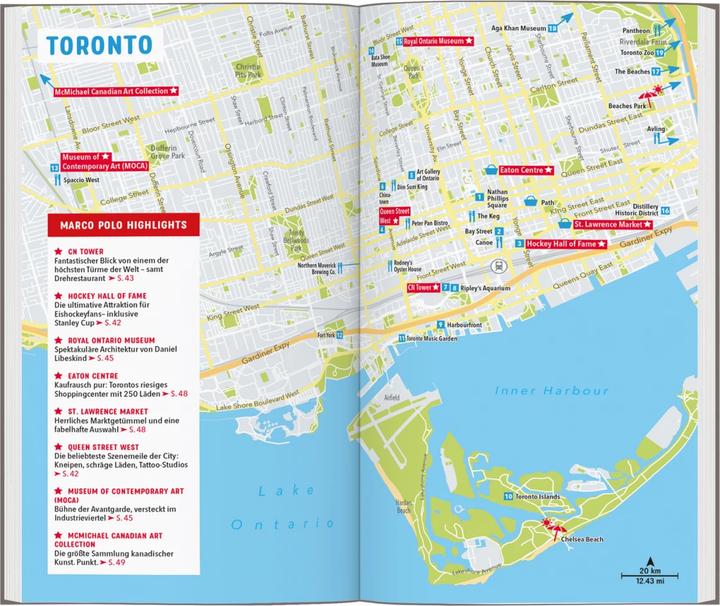 Immagine prodotto Reiseführer Kanada Ost, Montreal, Toronto, Québec (Tedesco, Carlo Teuschl, 2023)