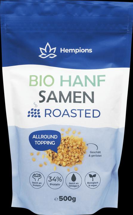 Image du produit Hempions Graines de chanvre bio Premium (500 g)