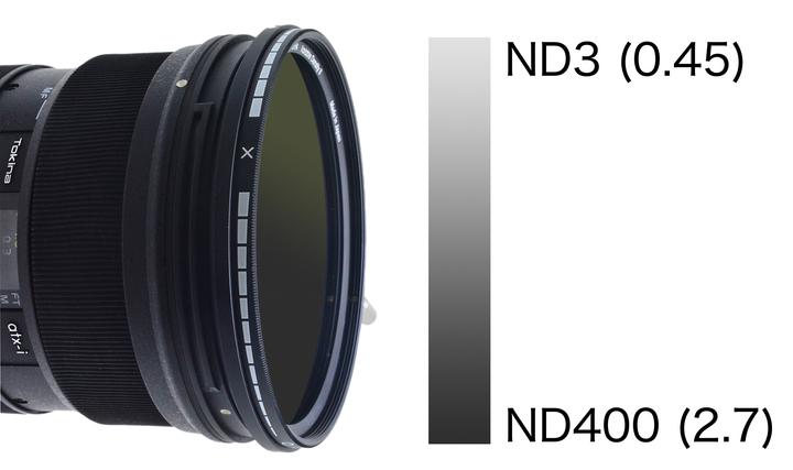 Image du produit Hoya Variable Density II ND3-400 Filter (55 mm, Filtre gris neutre, 55 mm)