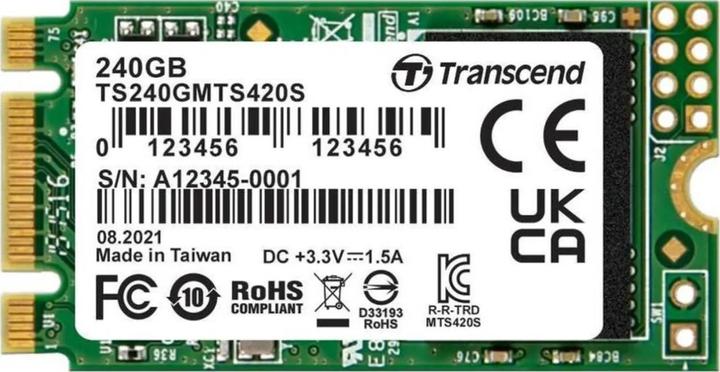 Actual product image Transcend MTS420S (240 GB, M.2 2242)