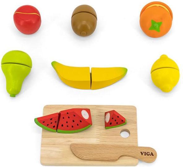 Produktbild Viga Toys Früchte-Set zum Schneiden