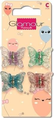 Glamour Mademoiselle Frog Hairclips (4 Stk.)