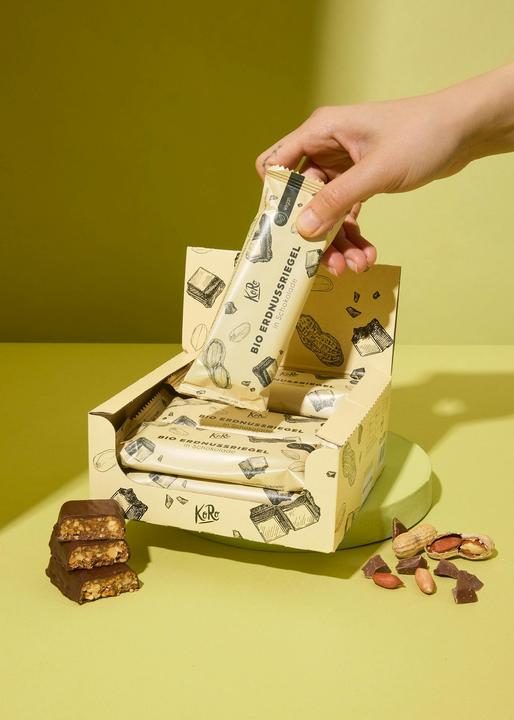Image du produit KoRo Barre de cacahuètes bio enrobée de chocolat (1 pcs, 600 g)