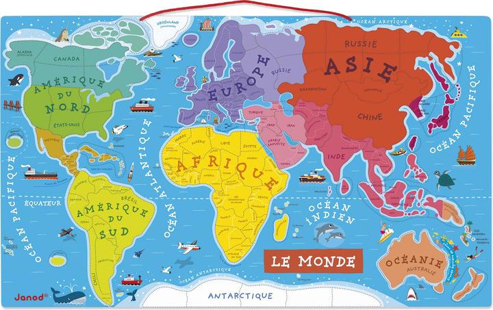 Immagine prodotto Janod Mappa del mondo (92 pezzi)