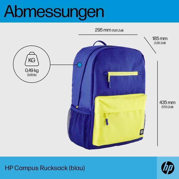 Immagine prodotto HP Zaino Campus Blu (P) (17 l)