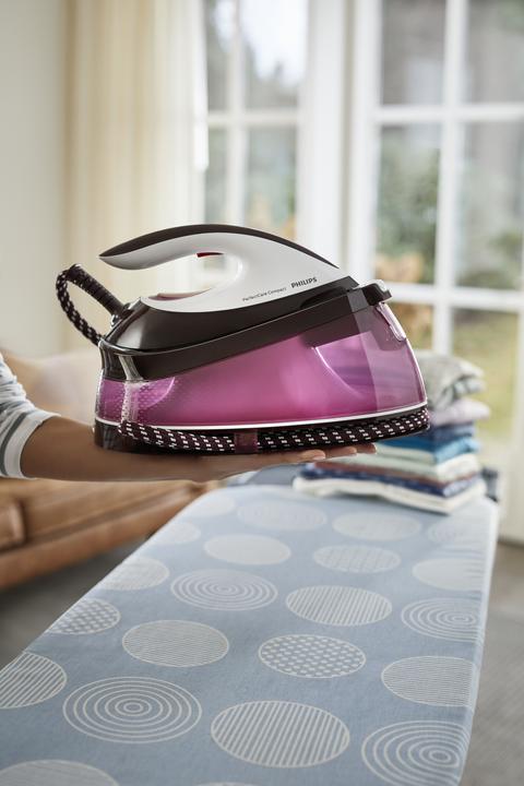 Immagine prodotto Philips GC7842/40 Stazione da stiro a vapore SteamGlide Plus Sole Purple (2400 W, 400 g/min)