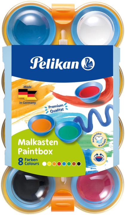 Pelikan Mini-Friends (Grün, Braun, Gelb, Weiss, Schwarz, Rot, Blau, Orange, 28 ml)
