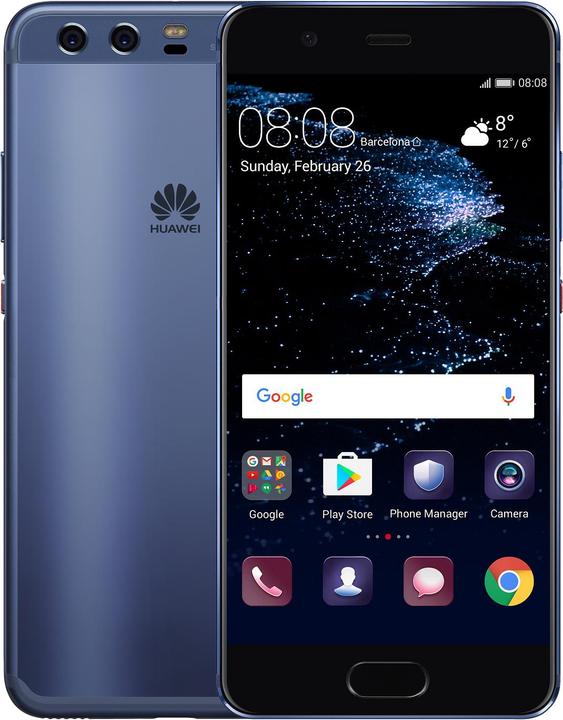 Huawei P10 (64 GB, Hyper Diamond-Cut Dazzling Blue, 5.10", Single SIM, 20 Mpx, 4G)