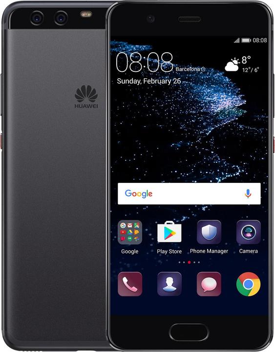Huawei P10 Plus (128 GB, Graphite Black, 5.50", Single SIM, 12 Mpx, 4G)