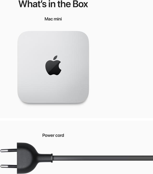 Produktbild Apple Mac Mini – 2023 (M2, 8 GB, 256 GB, M2)