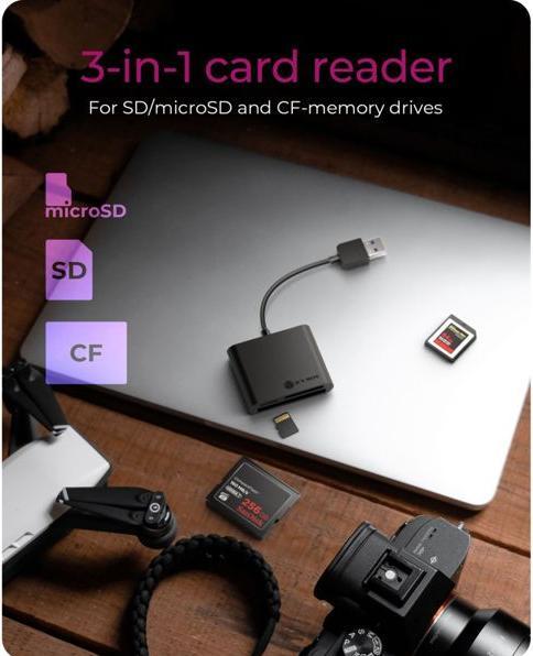 Actual product image Icy Box IB-CR301-U3, USB3.0 Multi-Card (USB 3.0)