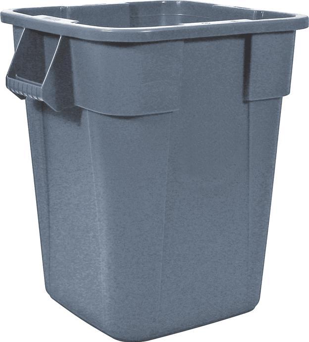 Produktbild Rubbermaid Brute-Container aus Polyethylen, eckig, 105 l (151 l)