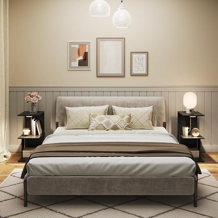 Image du produit Mahancris C-förmiger Couchtisch mit Ladestation