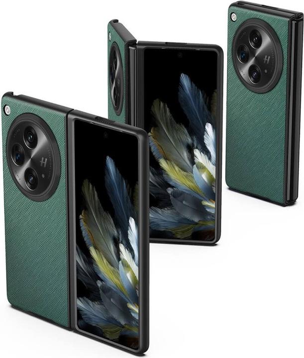 Image du produit Cover-Discount OnePlus Open - Coque de protection texturée croisée bleue (OnePlus Open)