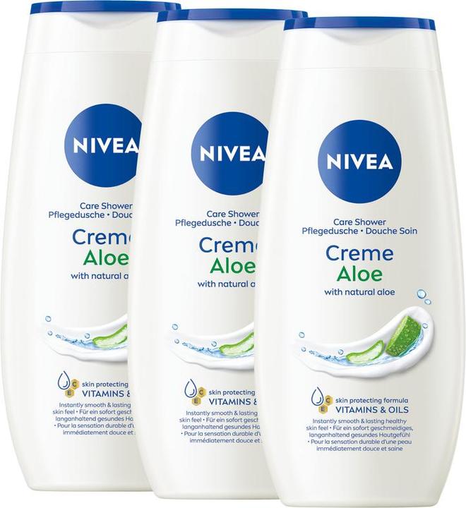 NIVEA Pflegedusche Creme Aloe Trio (750 ml)