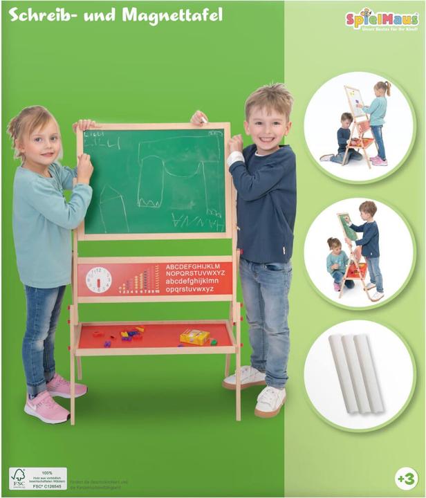 Actual product image Spielmaus Writing and magnetic board