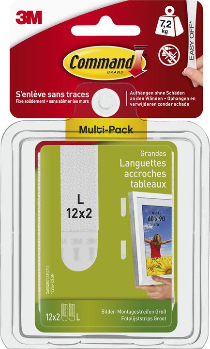 Actual product image Command Languettes Accroches Tableaux L, Multipack (7.20 kg)