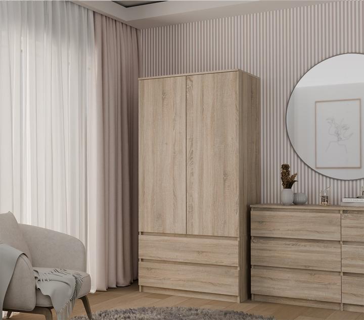 Actual product image Topeshop Szafa Malwa (90 x 50 x 180 cm)