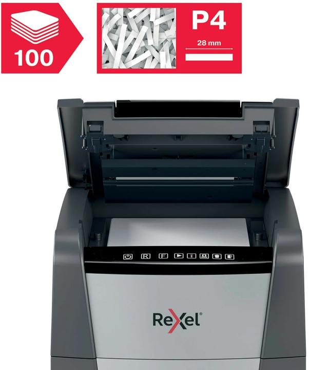 Actual product image Rexel Optimum AutoFeed+ 100X (Particle cut)