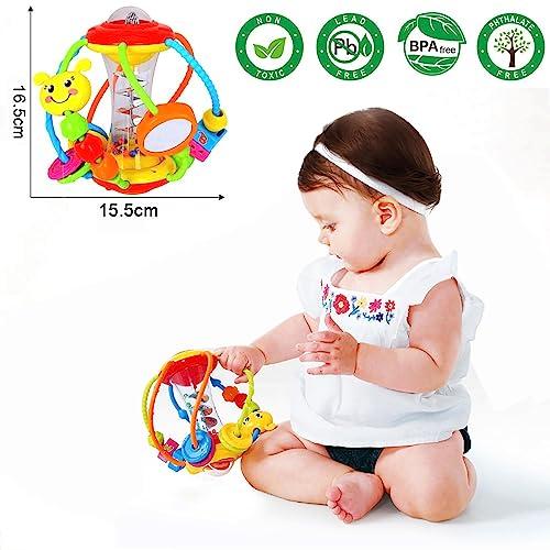 Actual product image Activity Board Baby Toy 6 Months Rattle Baby Motoric Ball Grasp Ball, Grasp, Shake & Crawl