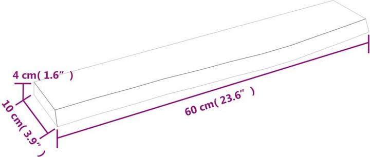 Actual product image VidaXL Lian (60 x 10 x 4 cm)