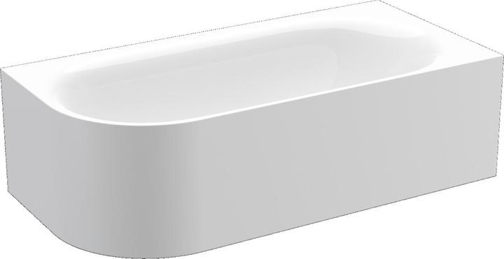 Produktbild Bette Raumsparbadewanne Lux Oval V Silhouette 95 x 195 cm wei glatt 3437 (224 l, 195 cm, 95 cm)