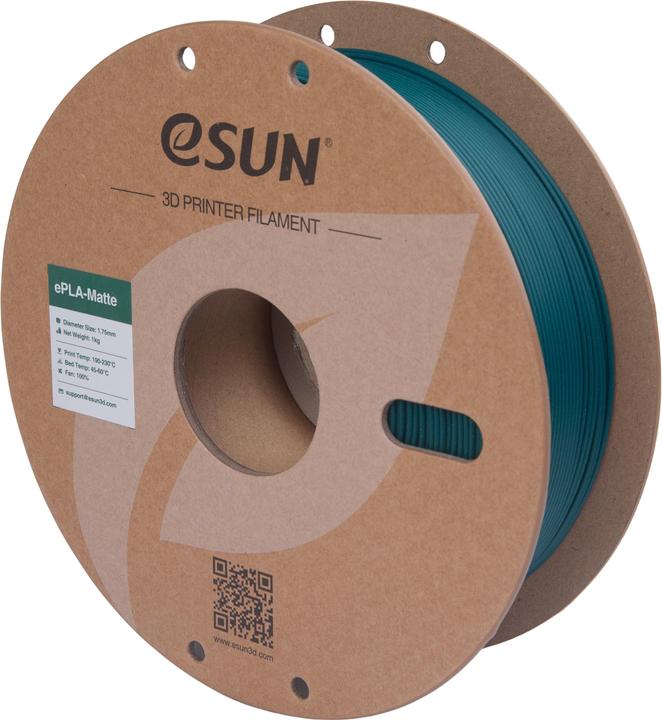 Immagine prodotto eSUN ePLA Mat Morandi Filamento verde 1,75mm 1Kg (PLA, 1.75 mm, 1000 g, Verde)