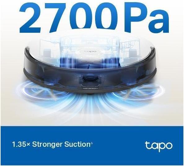 Immagine prodotto TP-Link TAPO RV20 MOP - Robot aspirapolvere e mocio MagSlim LiDAR (Aspirazione robotica)