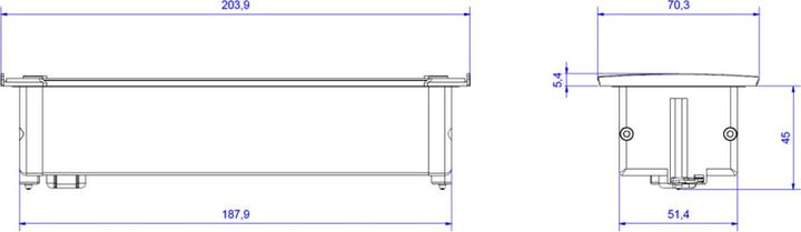 Produktbild Bachmann Kapsa Steckdose Typ F (2 x, CEE 7/3, 0.20 m)