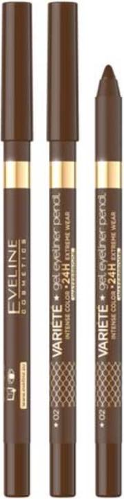 Immagine prodotto Eveline Variete Gel Waterproof Eyeliner 02 Brown 9G (02 Marrone 9G)