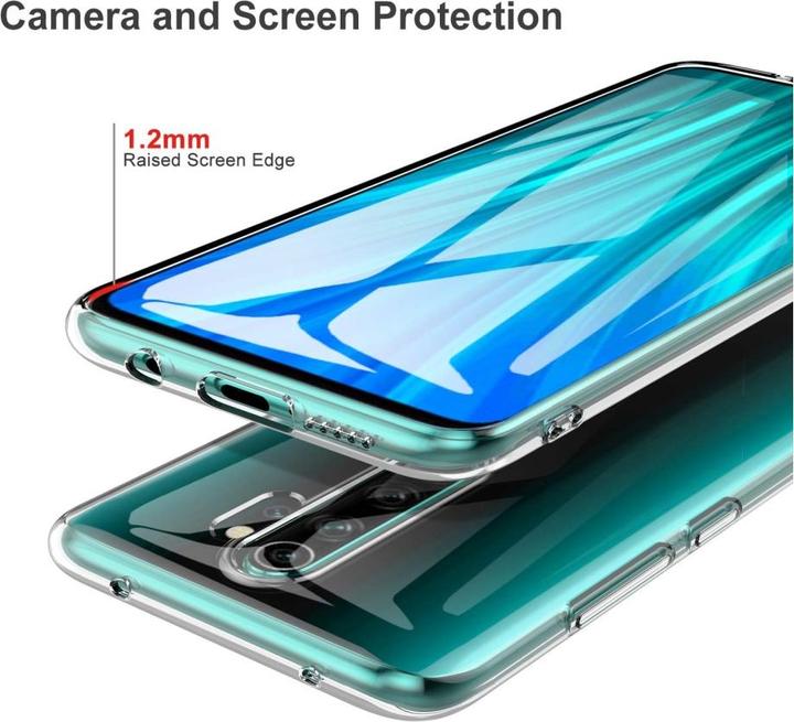 Actual product image Screenguard Xiaomi Redmi Note 8 Pro Flexible TPU Clear Case (Xiaomi Redmi Note 8 Pro)