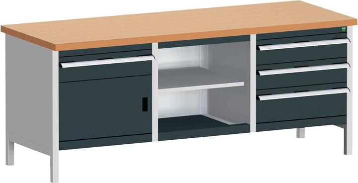 Bott Box-type workbench cubio KW-2078-2.4 (200 cm, 75 cm)