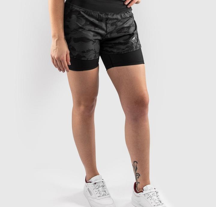 Produktbild Venum Defender Hybrid Compression Shorts - Black/Black (M)