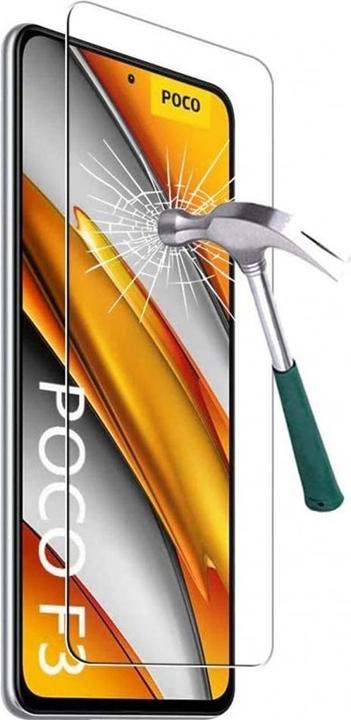 Produktbild Screenguard Xiaomi Poco F3 Panzerglas Schutzfolie Case Friendly Design (1 Stück, Xiaomi Poco F3)