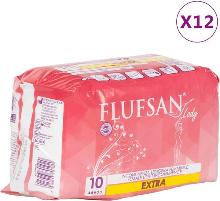Actual product image VidaXL Flufsan incontinence pads for women 120 pcs. (120 x)