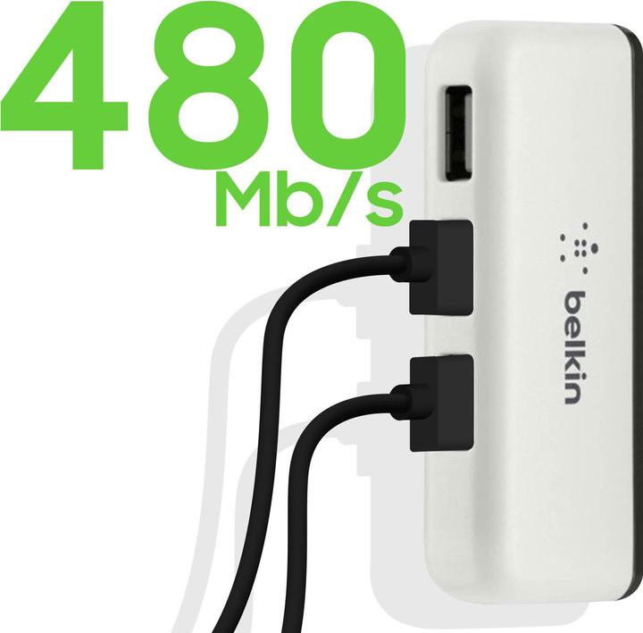 Actual product image Belkin Travel Hub (USB-A, 4 Ports)