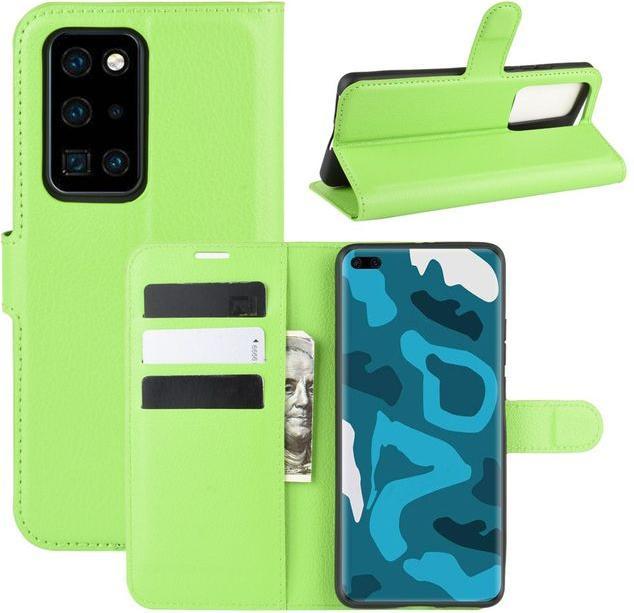 Actual product image MU Classic Litchi Leather Bookcover Series (Huawei P40 Pro+)