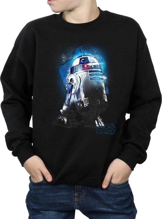 Actual product image Star Wars Boys R2-D2 Brushed Cotton Sweatshirt (116)