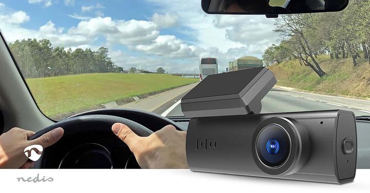 Image du produit Nedis Dash Cam - 1080p@30fps - 2 MPixel - LCD - Nachtsicht - Schwarz (WiFi, Vision nocturne, Microphone intégré, Full HD)