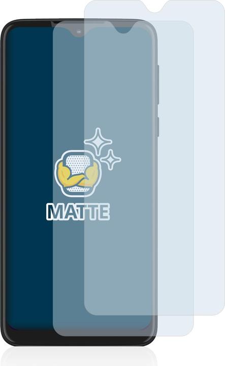 Actual product image BROTECT Anti-glare screen protector matt (2 Piece, Motorola One Macro)