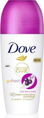 Produktbild Dove Advanced Care Go Fresh Acai Berry & Waterlily 48h - Antiperspirant with acai and water lily (Roll-on, 50 ml)